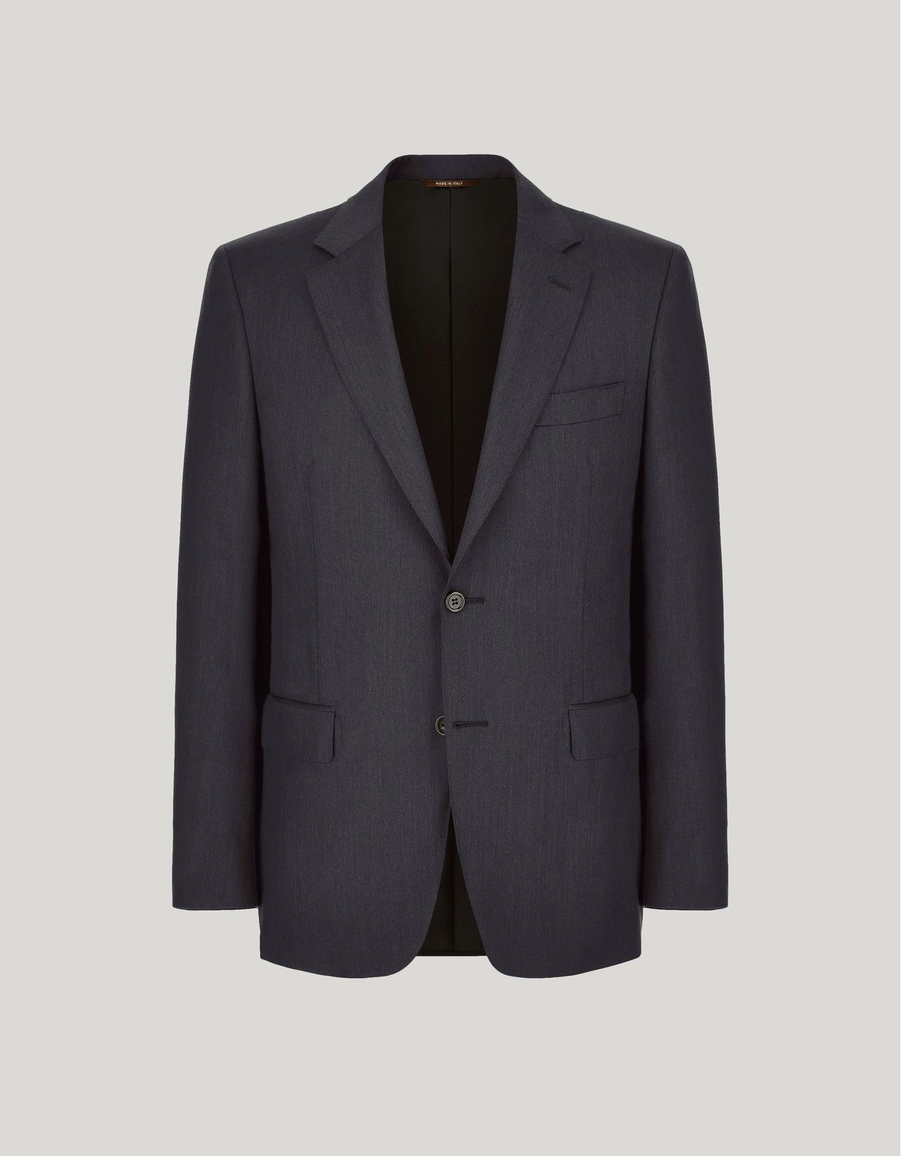 Canali Veste En Pure Laine 150's Gris Anthracite In Blue