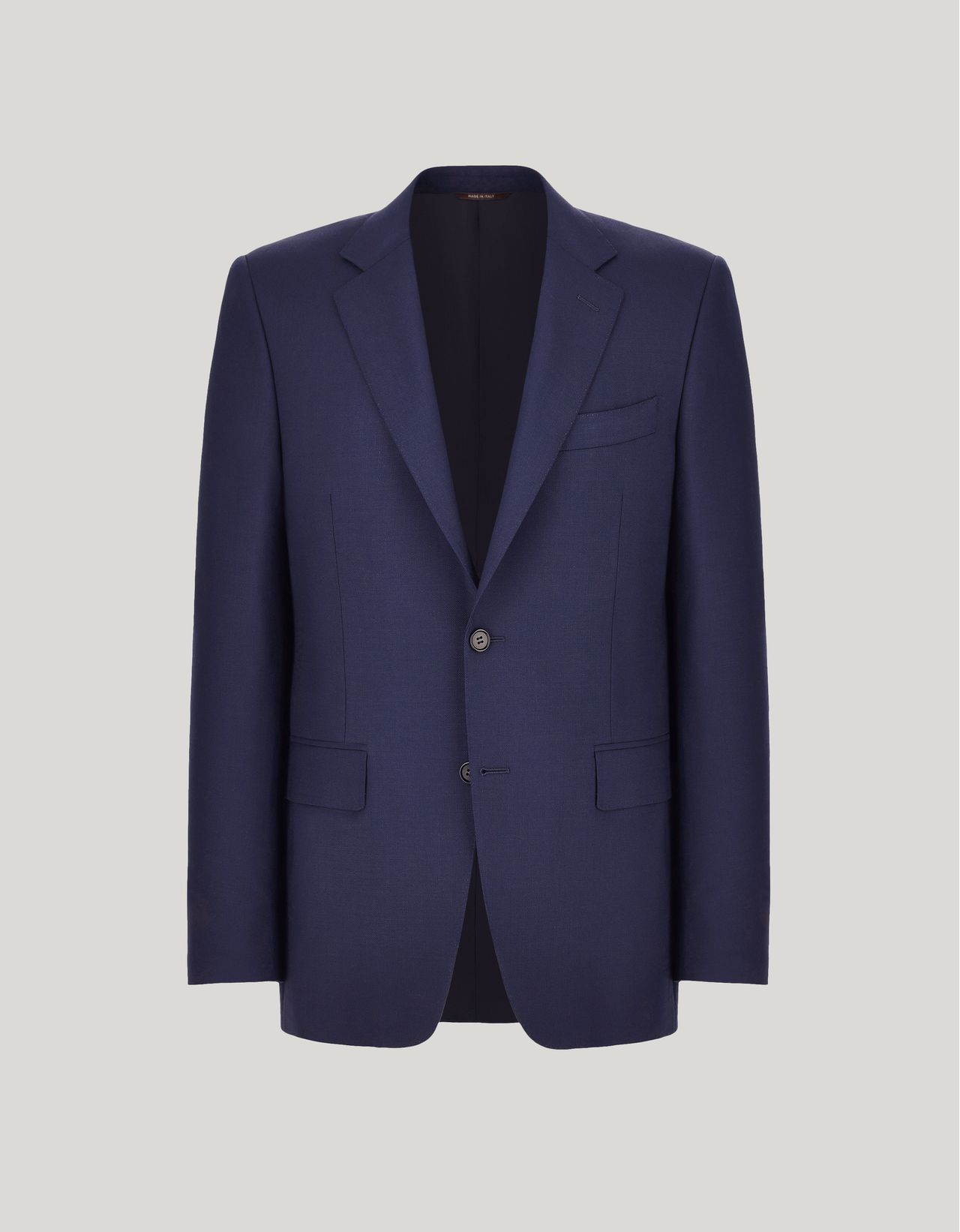 Canali Veste En Pure Laine Travel Blu In Blue