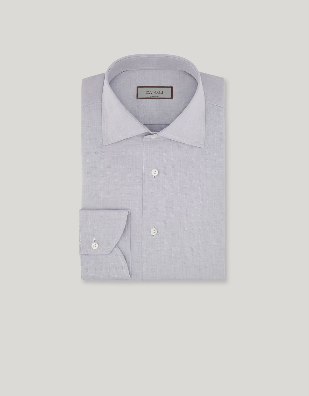 Canali Blue Regular Fit Impeccabile Cotton Shirt In Blue