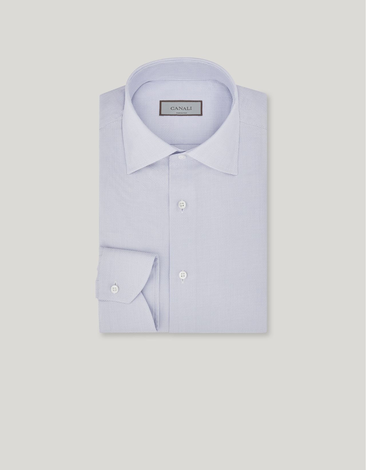 Canali Light Blue Formal Regular Fit Impeccabile Cotton Shirt In Blue